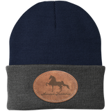 AMERICAN SADDLEBRED ON LEATHER CP90 Knit Cap - Patch