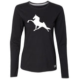 Tennessee Walking Horse Performance (WHITE) 64LTTX Ladies’ Essential Dri-Power Long Sleeve Tee