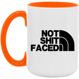 NOT SHIT FACED (BLK) AM15OZ 15oz. Accent Mug
