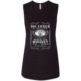 BIG LICKER SMOOTH B8803 Ladies' Flowy Muscle Tank