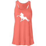 Tennessee Walking Horse Performance (WHITE) B8800 Flowy Racerback Tank