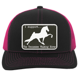 I SUPPORT THE TWH -RECTANGLE 104C Trucker Snap Back - Patch