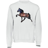 Tennessee Walking Horse Performance All American 698HBM Dri-Power Fleece Crewneck Sweatshirt