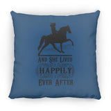 HAPPILY EVER AFTER (TWH Pleasure) Blk ZP14 Small Square Pillow