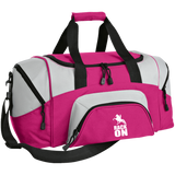 RACK ON RACKING (WHITE ART) BG99 Colorblock Sport Duffel