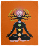 CHAKRAS PLUSH BLANKET (12 STYLES AND SIZES)