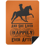 SHE LIVED HAPPILY EVER AFTER BLANKET TWH PLEASURE BSHL Premium Black Sherpa Blanket 60x80