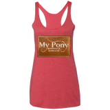 MY PONY NASHVILLE BRAND NL6733 Ladies' Triblend Racerback Tank