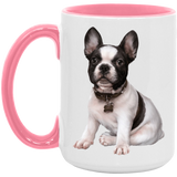 FRENCHIE PUPPY (5) AM15OZ 15oz. Accent Mug