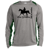 MISSOURI FOX TROTTER TUMBLER ART ST361LS Long Sleeve Heather Colorblock Performance Tee