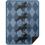 TWH PERFORMANCE ARGLE BLANKET BSHL Premium Black Sherpa Blanket 60x80