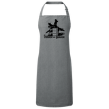 TURNIN AND BURNIN BARREL RACING 4HORSE RP150 Sustainable Unisex Bib Apron