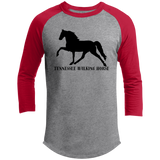 Tennessee Walker (black) 4HORSE T200 3/4 Raglan Sleeve Shirt