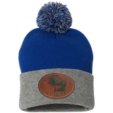 FRIESIAN ON LEATHER SP15 Pom Pom Knit Cap - Patch