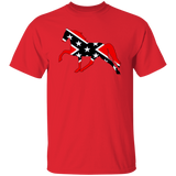 Rebel on the Rail Tennessee Walking Horse Pleasure G500 5.3 oz. T-Shirt