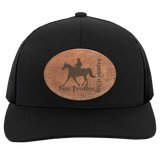 MISSOURI FOX TROTTER ON LEATHER 104C Trucker Snap Back - Patch