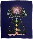 CHAKRAS PLUSH BLANKET (12 STYLES AND SIZES)