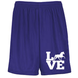 Love (TWH Pleasure) 1851 Youth Moisture-Wicking Mesh Shorts