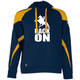 RACK ON RACKING (WHITE ART) 229546 Athletic Colorblock Fleece Hoodie