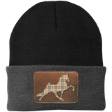 TENNESSEE WALKING HORSE PERFORMANCE LEATHER BURBURY CP90 Knit Cap - Patch