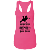 HAPPILY EVER AFTER (TWH Performance) Blk NL1533 Ladies Ideal Racerback Tank