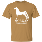 MORGAN STYLE 1 (WHITE) 4HORSE G500 5.3 oz. T-Shirt