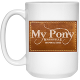 MY PONY NASHVILLE BRAND 21504 15oz White Mug
