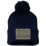 AZTEC 1 SP15 Pom Pom Knit Cap - Patch
