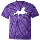 American Saddlebred (white) CD100 100% Cotton Tie Dye T-Shirt
