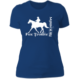 MISSOURI FOX TROTTER (white) 4HORSE NL3900 Ladies' Boyfriend T-Shirt