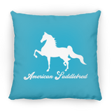 AMERICAN SADDLEBRED (DESIGN 1) WHITE 4HORSE PILLOWS THREE SIZES