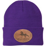 AMERICAN SADDLEBRED ON LEATHER CP90 Knit Cap - Patch
