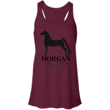 MORGAN STYLE 1 4HORSE B8800 Flowy Racerback Tank