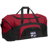 I RIDE LIKE A GIRL (TWH PLEASURE) BG99 Colorblock Sport Duffel
