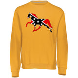 Rebel on the Rail Tennessee Walking Horse Pleasure 698HBM Dri-Power Fleece Crewneck Sweatshirt