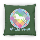 #TWHstrong 3 (Pleasure) ZP14 Small Square Pillow