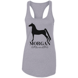 MORGAN STYLE 1 4HORSE NL1533 Ladies Ideal Racerback Tank