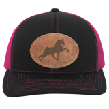 TENNESSEE WALKING HORSE PERFORMANCE LEATHER 104C Trucker Snap Back - Patch
