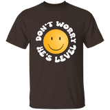 DON'T WORRY HE'S LEVEL (WHITE) G500 5.3 oz. T-Shirt