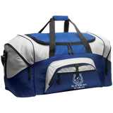 BLACKBURN STABLES (WHITE) BG99 Colorblock Sport Duffel