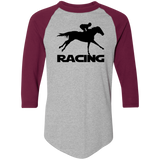 RACING (BLACK) 4HORSE 4420 Colorblock Raglan Jersey