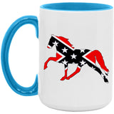 Rebel on the Rail Tennessee Walking Horse Pleasure AM15OZ 15oz. Accent Mug