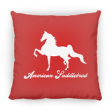 AMERICAN SADDLEBRED (DESIGN 1) WHITE 4HORSE PILLOWS THREE SIZES