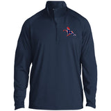 Rebel on the Rail Tennessee Walking Horse Performance ST850 1/2 Zip Raglan Performance Pullover