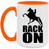 RACK ON Racking (black art) AM15OZ 15oz. Accent Mug
