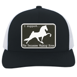 I SUPPORT THE TWH -RECTANGLE 104C Trucker Snap Back - Patch
