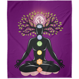 CHAKRAS PLUSH BLANKET (12 STYLES AND SIZES)