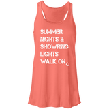 Summer Nights Showring Lights Walk On B8800 Flowy Racerback Tank