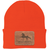 AMERICAN SADDLEBRED ON LEATHER CP90 Knit Cap - Patch