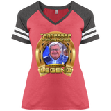 JACK HEFFINGTON (Legends Series) DM476 Ladies' Game V-Neck T-Shirt